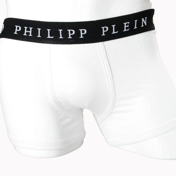 Philipp Plein | Underwear & Socks | Philipp Plein Mens White Logo Print ...